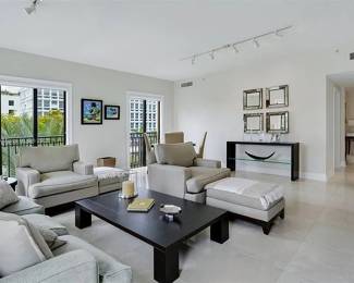 Seating: Ethan Allen and Coffee Table Anima Domus (appx dimensions 160x90x30 CMS or 63”x35”x12”).