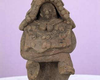 Pre-Columbian Pottery Shaman Figure
