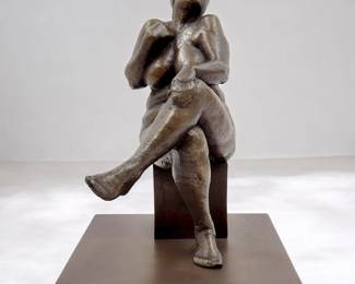 Bronze Figural Nude Sculpture From T.J. Dixon's "Real Women" Project, Deb 44 FOR NON PROFIT
