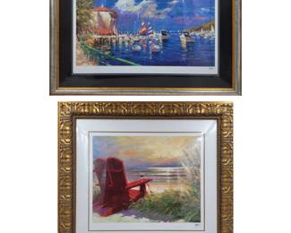 Marko Mavrovich (Croatian-American, b. 1960) Pair Of Signed Seriolithographs
