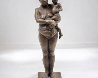Bronze Figural Nude Sculpture From T.J. Dixon's "Real Women" Project, Julianna 27 FOR NON PROFI
