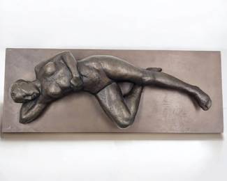 Bronze Figural Nude Sculpture By T.J. Dixon's "Real Women" Project, Lily 14, For Non-Profit
