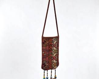 A Handmade Turkish Anatolian Woven Bag
