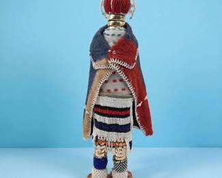 South African Ndebele Beaded / Mixed Media Ceremonial Doll
