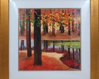 David Najar (Israeli, b. 1962) Signed & Numbered Giclee W/ COA, "A Scene From Autumn" 103/950
