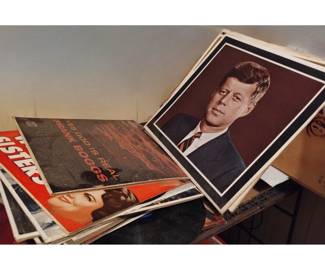 Mixed Records JFK & Bible on Record