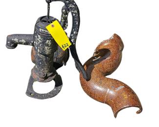 Antique Kendallville IN Hand Pump Water Spigot Garden Outdoor Decor