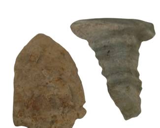 Primitive Lanceolate Stem Arrow Heads Indiana Native American