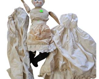 Antique Porcelain Doll Probably German