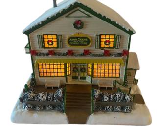 General Store Hawthorne Village John Deere Collection Lighted House