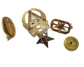Gold Jewelry Pin LOT Tested 10K Marked 5.5g