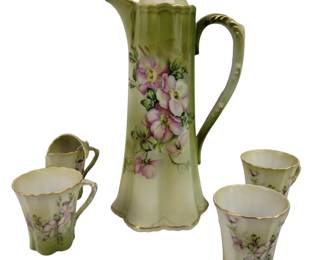 Vintage Handpainted Nippon Hot Chocolate Set