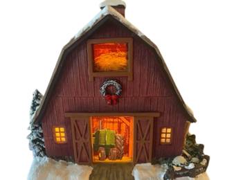 John Deere Barn Hawthorne Village John Deere Collection Lighted House