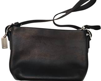 Coach Purse Small Black 5"x7" Leather