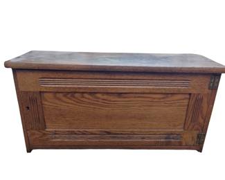 Small Oak Solid Wood Mini Cabinet