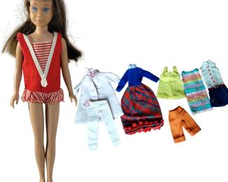 1960s Skipper Barbie Doll Original Outfit + Clothes