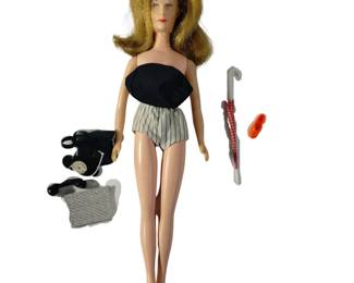 1960s Gilbert Honey West Doll + Barbie Accessories
