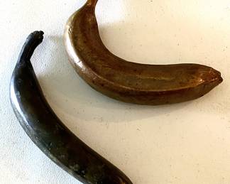 Vintage bronze bananas