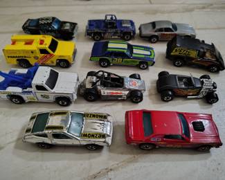 Lots of vintage hot wheels.