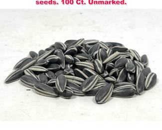 Lot 35 AI WEI WEI porcelain sunflower seeds. 100 Ct. Unmarked. 