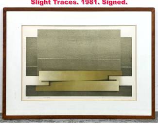 Lot 363 Kiyoko Kobayashi Lithograph Print. Slight Traces. 1981. Signed. 