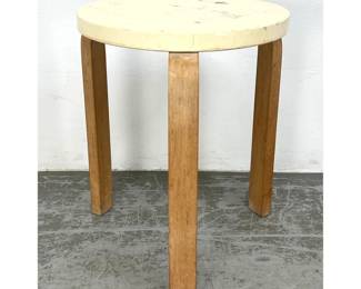 Lot 452 Vintage Alvar Aalto Stool Side Table