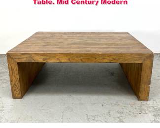 Lot 433 Large Henredon CIRCA 76 Coffee Table. Mid Century Modern 