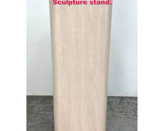 Lot 281 Laminate Display Pedestal. Sculpture stand. 