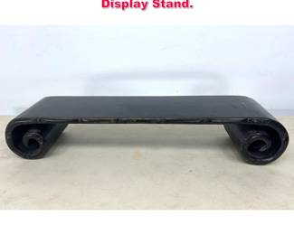 Lot 401 Long Asian Lacquer Alter Display Stand. 