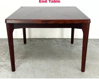 Lot 133 Vejle Stole Rosewood Side End Table
