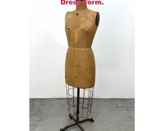Lot 423 Vintage Dress Mannequin Dress Form. 