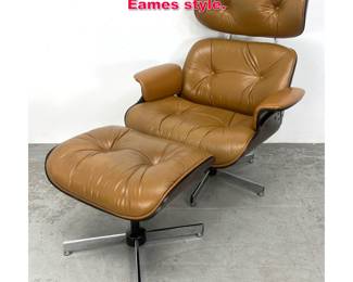 Lot 228 Plycraft Lounge Chair and Ottoman. Eames style. 