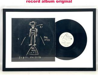 Lot 390 Basquiat offset lithograph Offs 1984 record album original