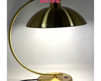 Lot 255 Mid Century Modern Table Lamp. Arc form. 