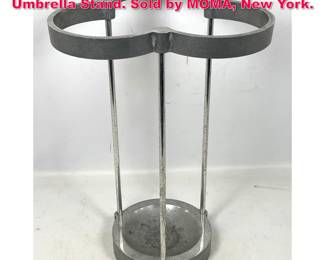 Lot 416 EFM 1991 CE MAGNUSSON Trefoil Umbrella Stand. Sold by MOMA, New York. 