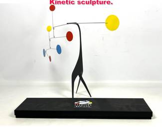 Lot 8 Verneuil Creations Stabiles Mobiles. Kinetic sculpture.