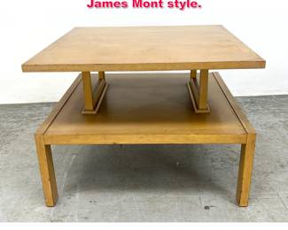 Lot 119 Mid Century Modern 2 Level Stable. James Mont style. 