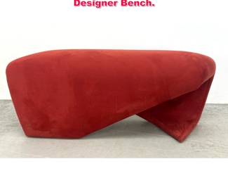 Lot 128 Barbara and Robert Tiffany 1997 Designer Bench. 