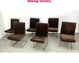 Lot 547 Set 6 Milo Baughman Thayer Coggin Dining Chairs. 