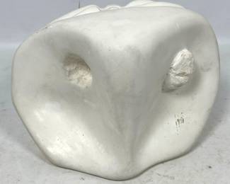Lot 296 Glazed Plaster Modernist Sculpture. 