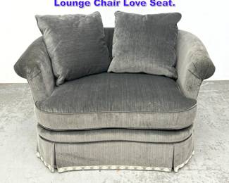 Lot 934 Taylor King Fully Upholstered Swivel Lounge Chair Love Seat.