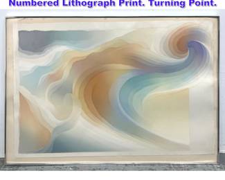 Lot 954 MASAAKI NODA 2180 Signed and Numbered Lithograph Print. Turning Point. 