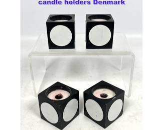 Lot 865 Set 4 Murmann high society series candle holders Denmark