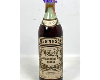 Lot 760 Hennessy Unopened Bottle Cognac. 1940 s