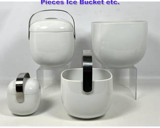 Lot 1202 4 pc Rosenthal Studio line Serving Pieces Ice Bucket etc.