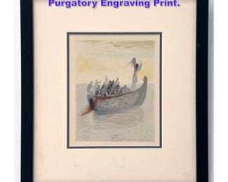 Lot 741 Salvador Dali Divine Comedy Purgatory Engraving Print. 