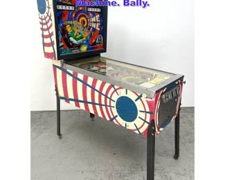 Lot 1145 Vintage Time Zone Pinball Machine. Bally. 