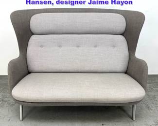 Lot 1025 RO Tall Back Sofa Lounge by Fritz Hansen, designer Jaime Hayon