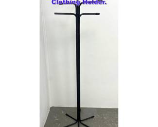 Lot 1105 Post Modern Standing Coat Rack Clothing Holder. 