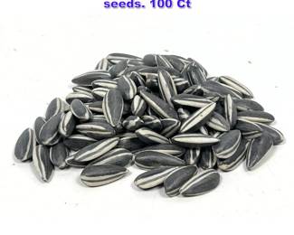 Lot 853 Lot AI WEI WEI porcelain sunflower seeds. 100 Ct